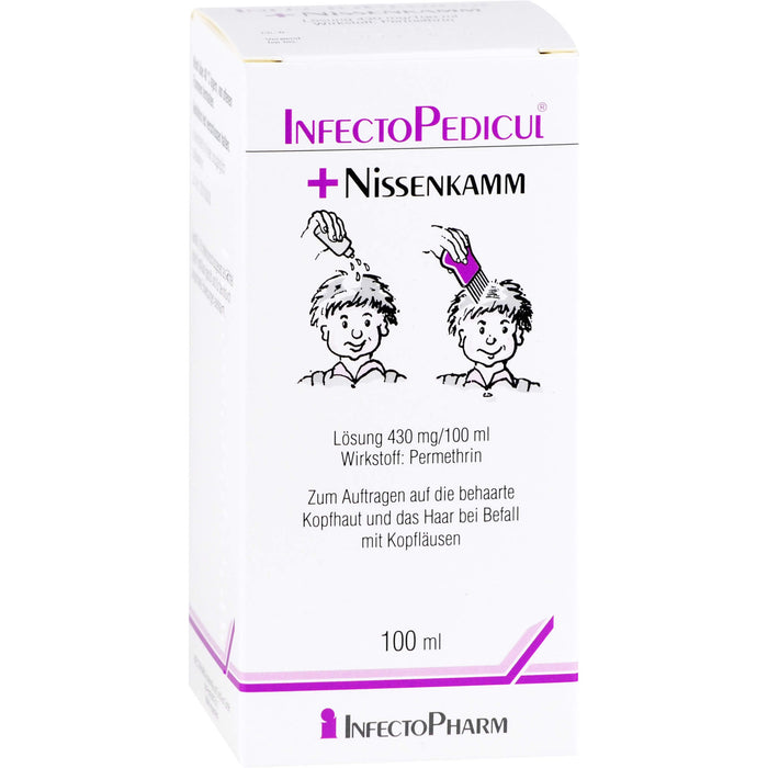 INFECTOPEDICUL Lösung + Nissenkamm bei Kopfläusen, 100 ml Solution