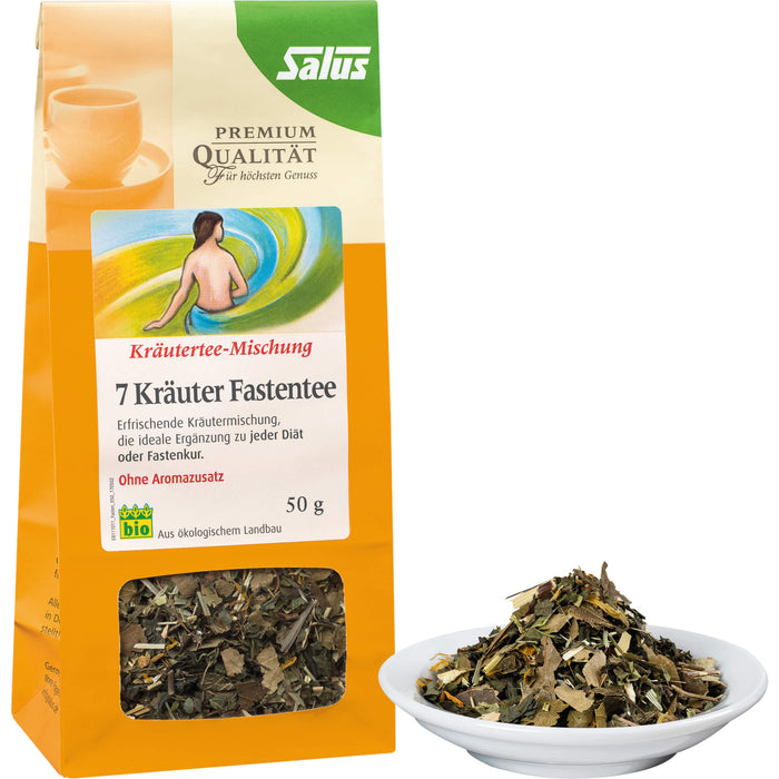 Salus 7 Kräuter Fastentee Kräutertee-Mischung, 50 g Tea