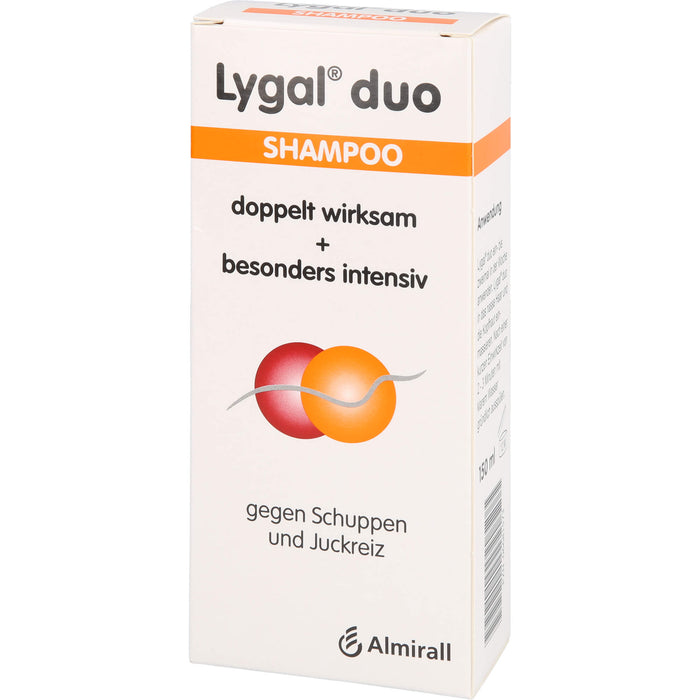 Lygal duo Shampoo gegen Schuppen und Juckreiz, 150 ml Shampoing