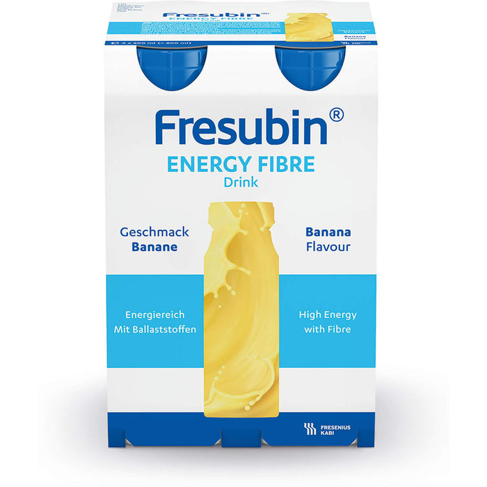 Fresubin energy fibre Banane Trinkflasche, 800 ml Solution