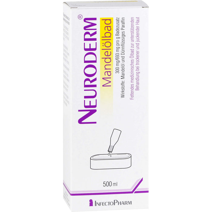 Neuroderm Mandelölbad bei trockener und juckender Haut, 500 ml Additif pour le bain