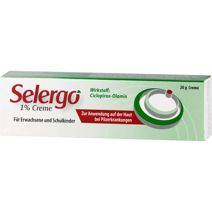 Selergo 1 % Creme bei Pilzerkrankungen der Haut, 20 g Cream