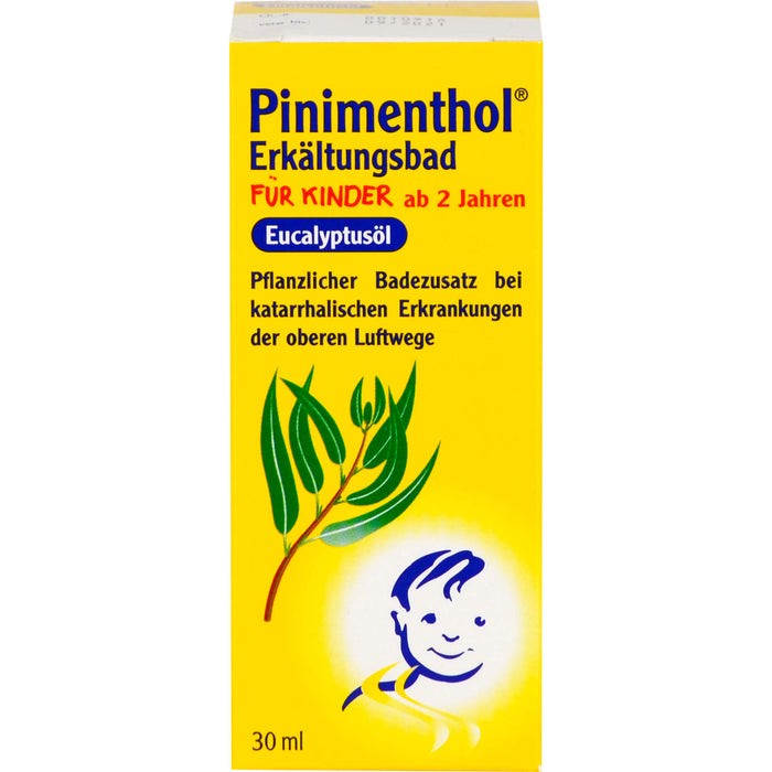 Pinimenthol Erkältungsbad für Kinder ab 2 Jahren, 30 ml Badezusatz