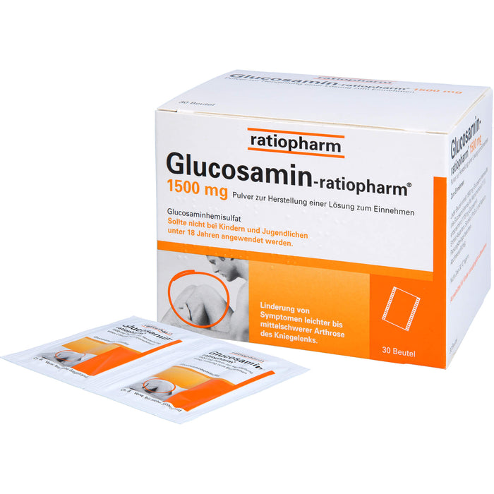 Glucosamin-ratiopharm 1500 mg Pulver zur Herstellung einer Lösung zum Einnehmen, 30 St PLE