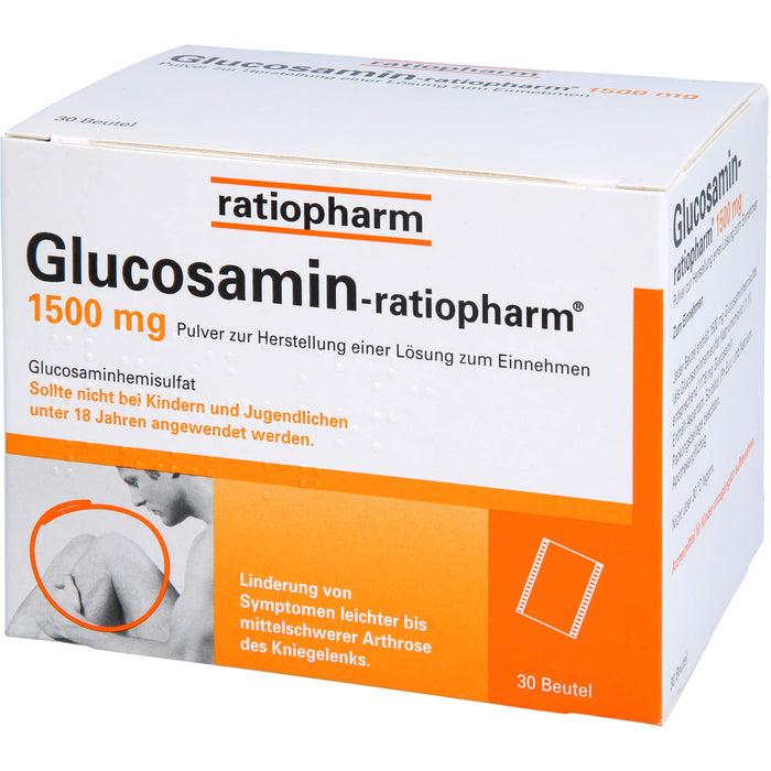 Glucosamin-ratiopharm 1500 mg Pulver zur Herstellung einer Lösung zum Einnehmen, 30 St PLE