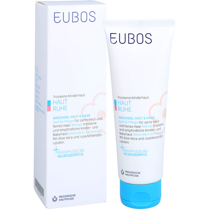 EUBOS Kinder Haut Ruhe Waschgel, 125 ml Gel