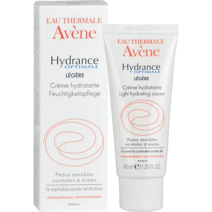 Avène Hydrance Optimale légére Feuchtigkeitspflege leichte Konsistenz Creme, 40 ml Creme