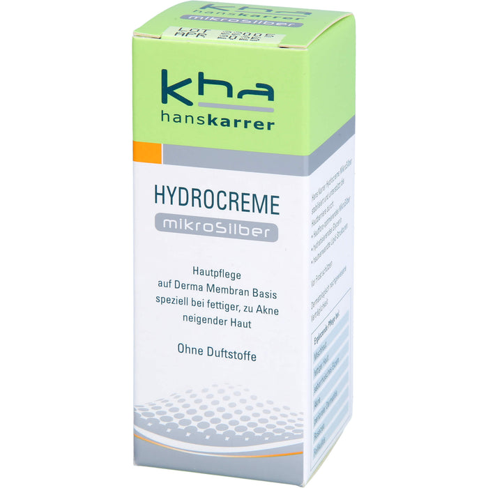 Hans Karrer Hydrocreme Mikrosilber bei normaler bis fettiger Haut, 30 ml Cream