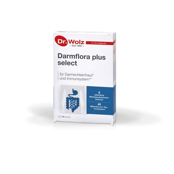 Dr. Wolz Darmflora plus select, 20 St. Kapseln