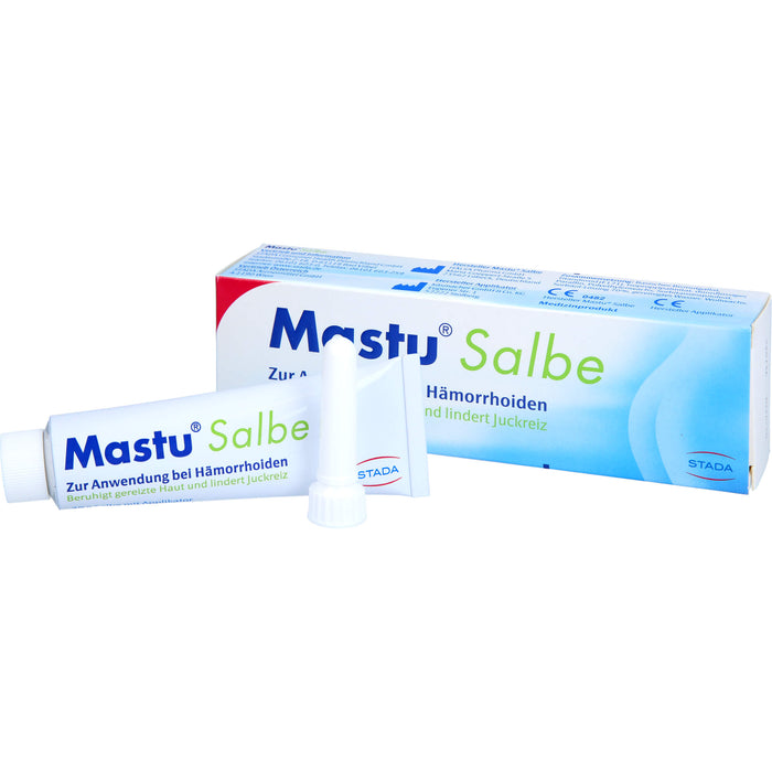 Mastu Salbe beruhigt gereizte Haut und mildert Juckreiz, 30 g Salbe