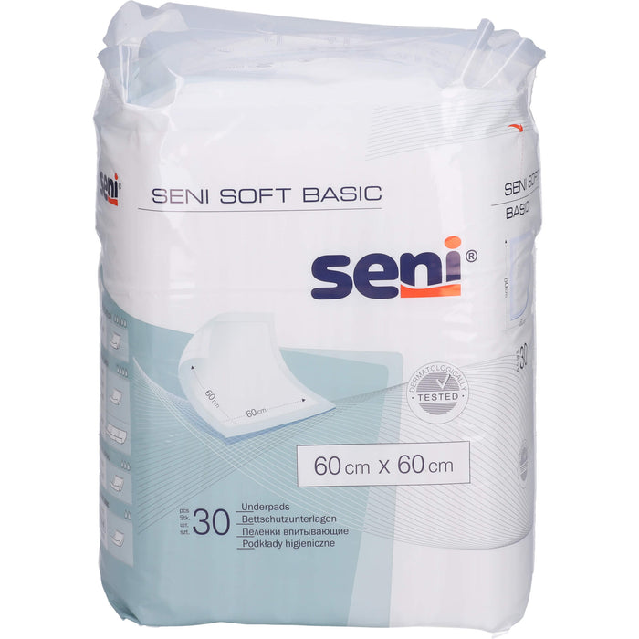 Seni Soft Basic 60x60cm Bettunterlagen, 30 St