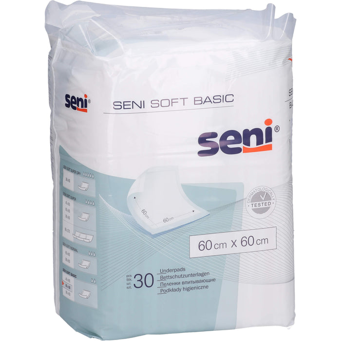 Seni Soft Basic 60x60cm Bettunterlagen, 30 St