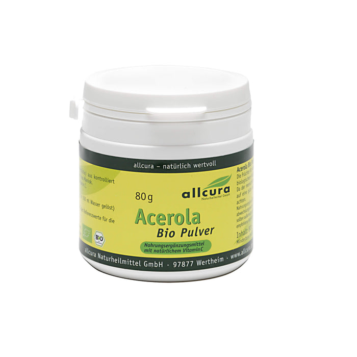 allcura Acerola Bio Pulver, 80 g Powder