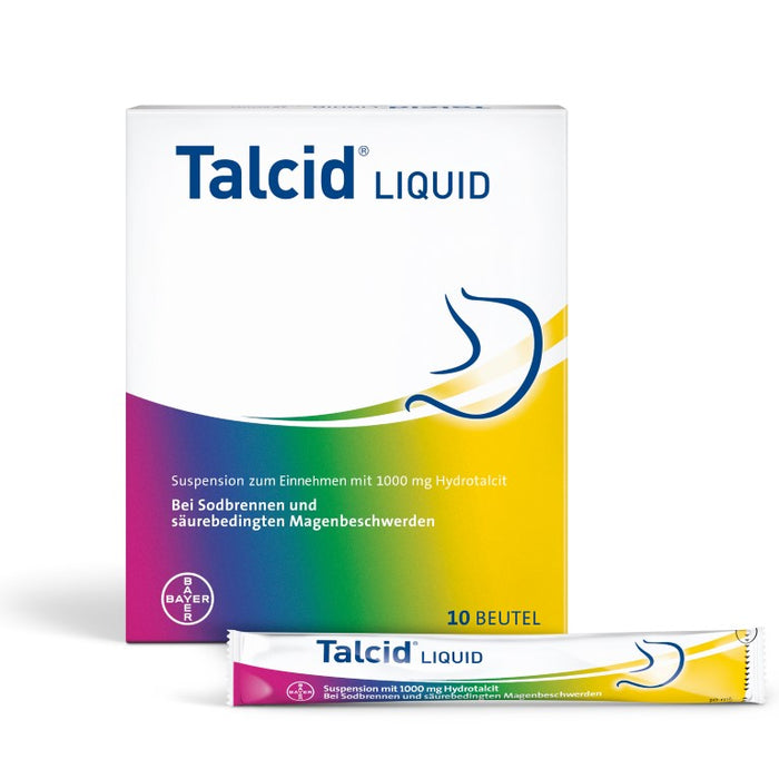 Talcid Liquid Beutel, 10 St. Lösung