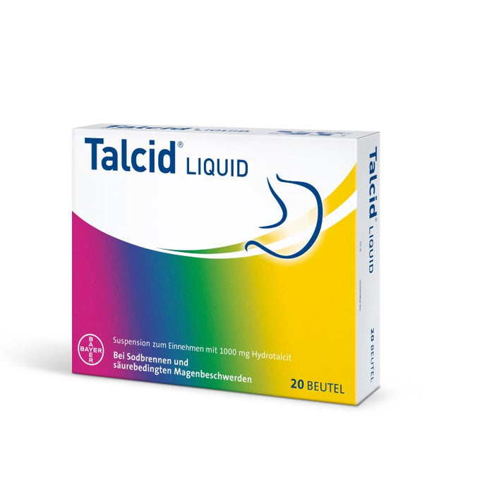 Talcid Liquid Beutel bei Sodbrennen und säurebedingten Magenbeschwerden, 20 St. Beutel