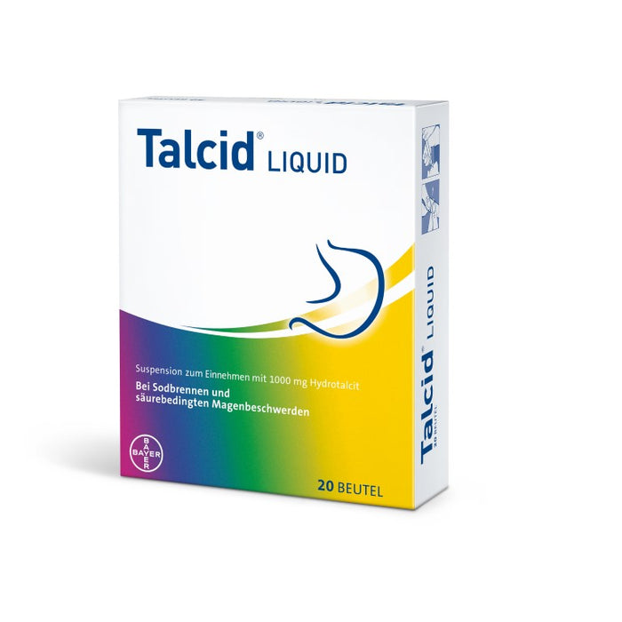 Talcid Liquid Beutel bei Sodbrennen und säurebedingten Magenbeschwerden, 20 pc Sachets