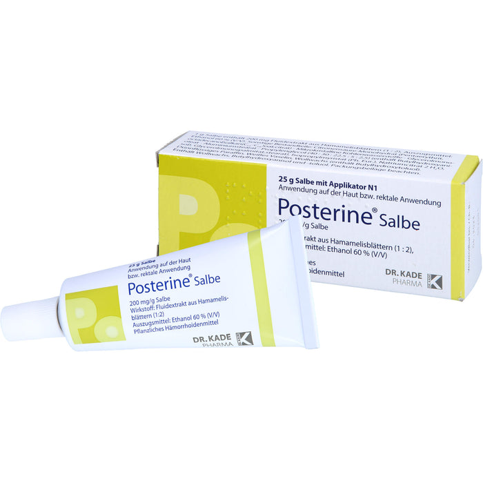 Posterine pflanzliches Hämorrhoidenmittel Salbe mit Applikator N1, 25 g Onguent