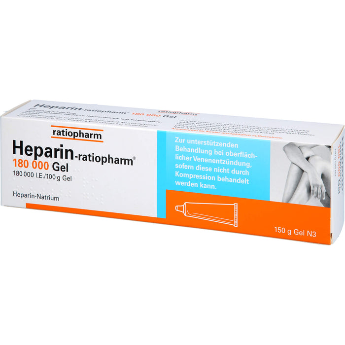 Heparin-ratiopharm 180 000 Gel, 150 g Gel