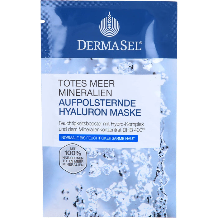 DERMASEL Totes Meer Mineralien aufpolsternde Hyaluron-Maske, 12 ml Face mask