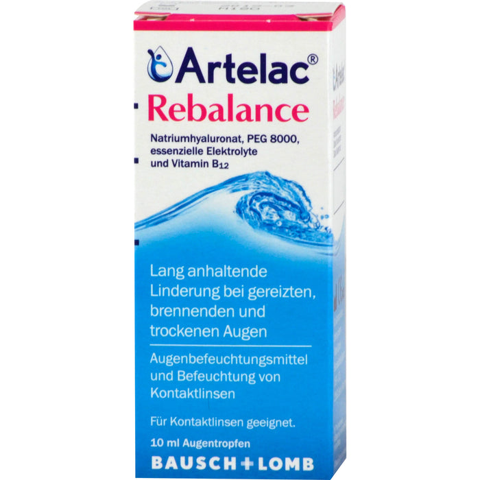 Artelac Rebalance Augentropfen Tropfflasche, 10 ml Lösung