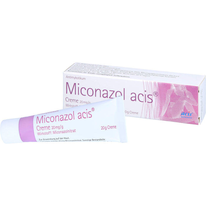 Miconazol acis Creme Antimykotikum, 20 g Cream