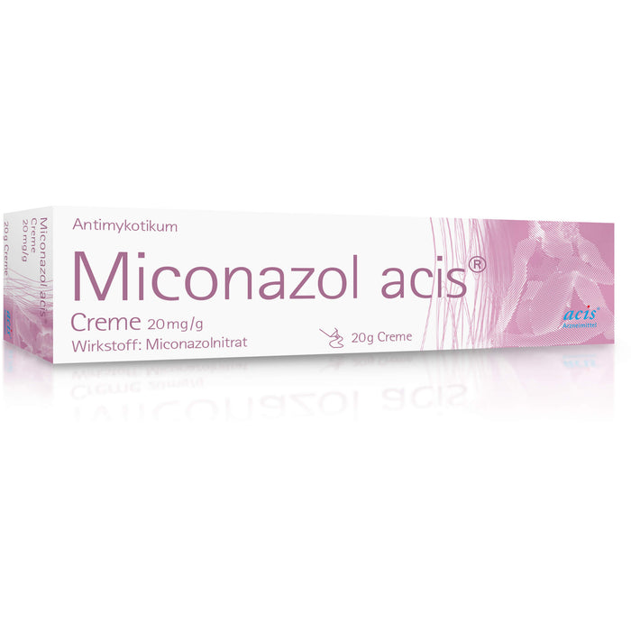 Miconazol acis Creme Antimykotikum, 20 g Crème