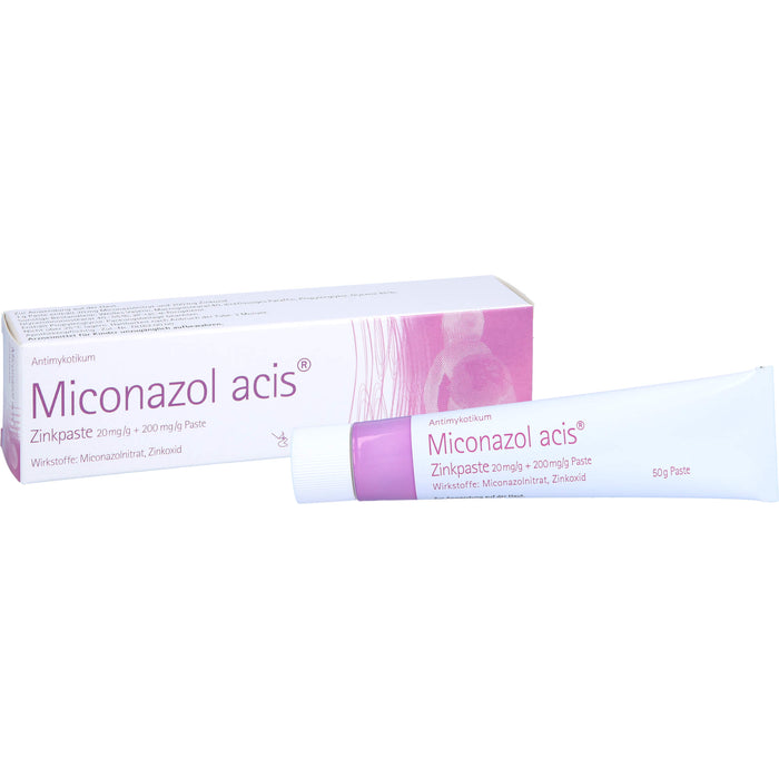 Miconazol acis Zinkpaste Antimykotikum, 50 g Crème