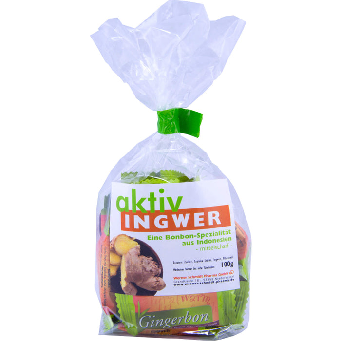 Aktiv Ingwer Bonbons, 100 g BON