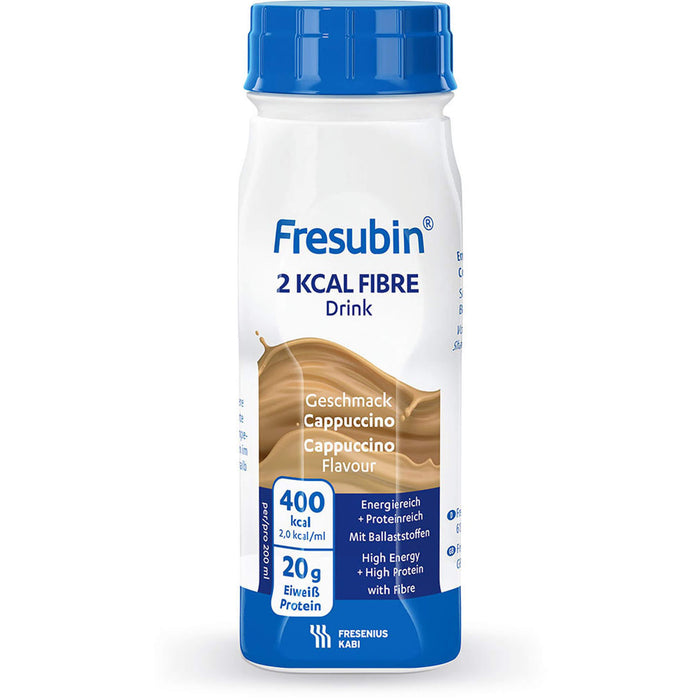 Fresubin 2 kcal Fibre DRINK Cappuccino Trinkflaschen, 800 ml Solution