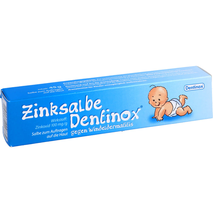 Zinksalbe Dentinox gegen Windeldermatitis, 45 g Ointment