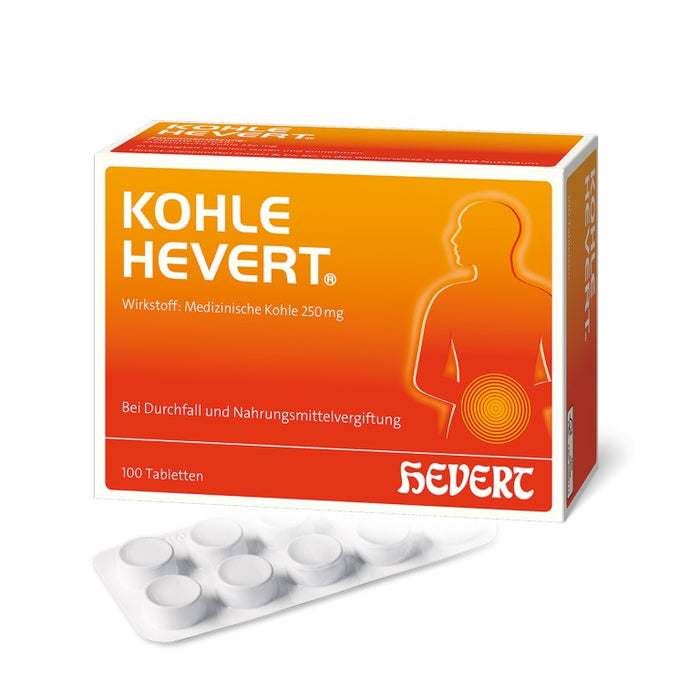 Kohle Hevert Tabletten, 100 pcs. Tablets