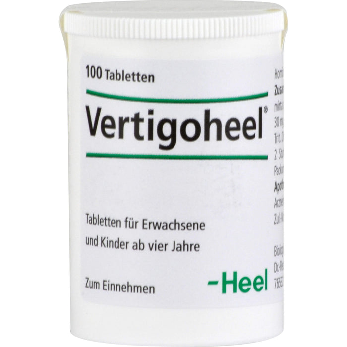 Vertigoheel Tabletten bei Schwindel, 100 pc Tablettes