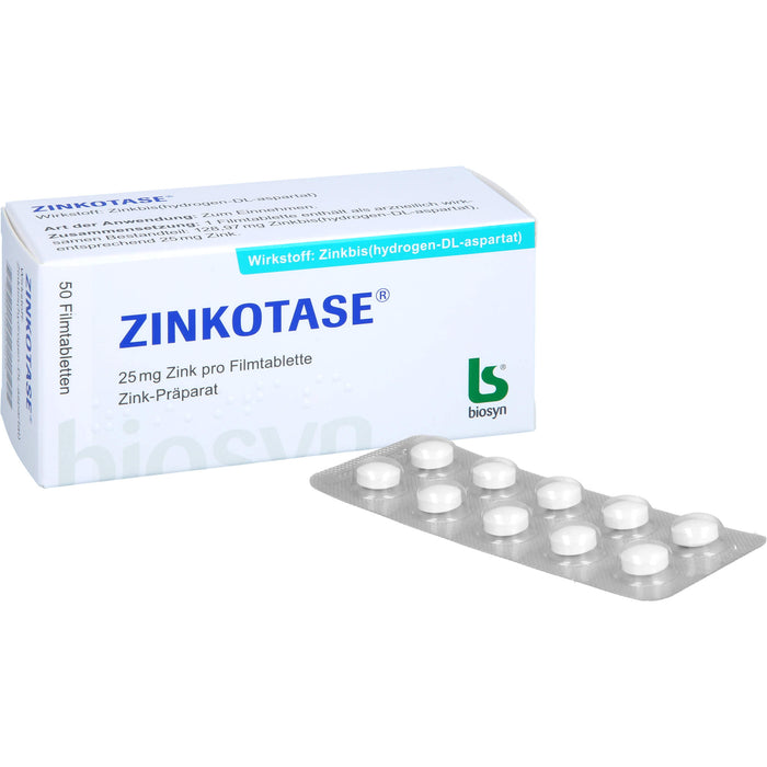 ZINKOTASE Filmtabletten, 50 St. Tabletten