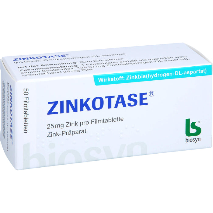 ZINKOTASE Filmtabletten, 50 pcs. Tablets