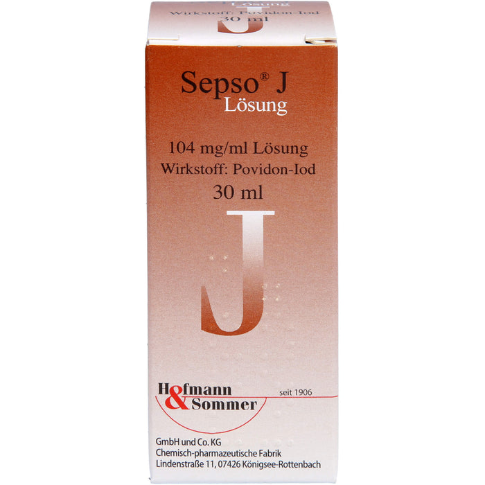 Hofmann & Sommer Sepso J Lösung Antiseptikum, 30 ml Solution