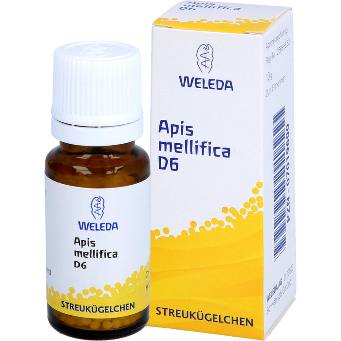 WELEDA Apis mellifica D 6 Globuli, 10 g Globules