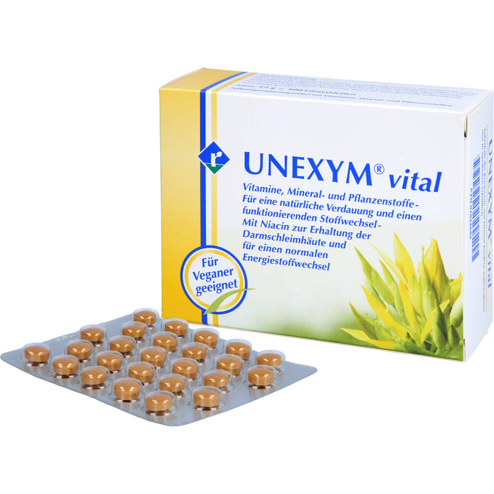 UNEXYM vital Filmtabletten für eine natürliche Verdauung, 100 pc Tablettes