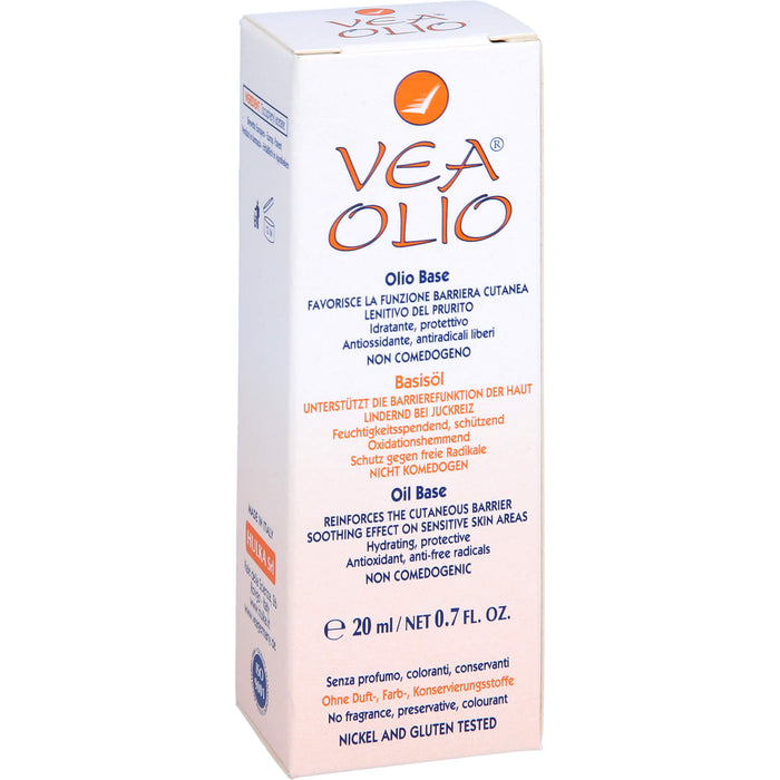 VEA OLIO Basisöl lindernd bei Juckreiz, 20 ml Huile