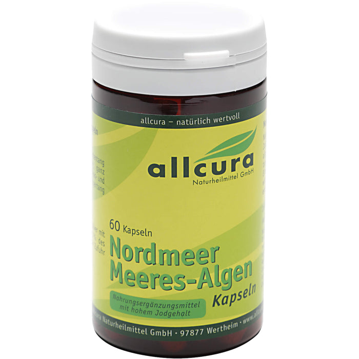 allcura Nordmeer Meeres-Algen Kapseln, 60 pcs. Capsules