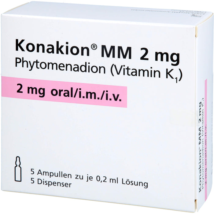 Konakion MM 2 mg Ampullen, 5 pcs. Ampoules