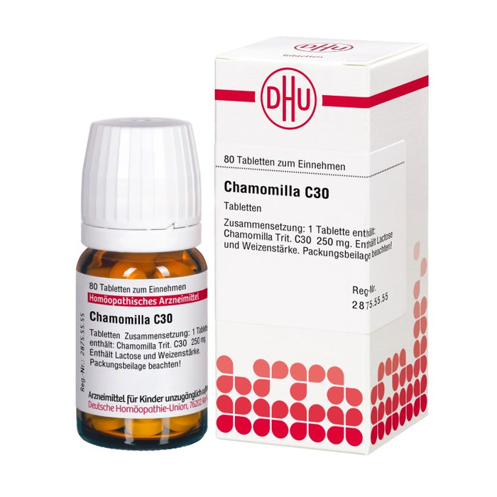 DHU Chamomilla C30 Tabletten, 80 St. Tabletten