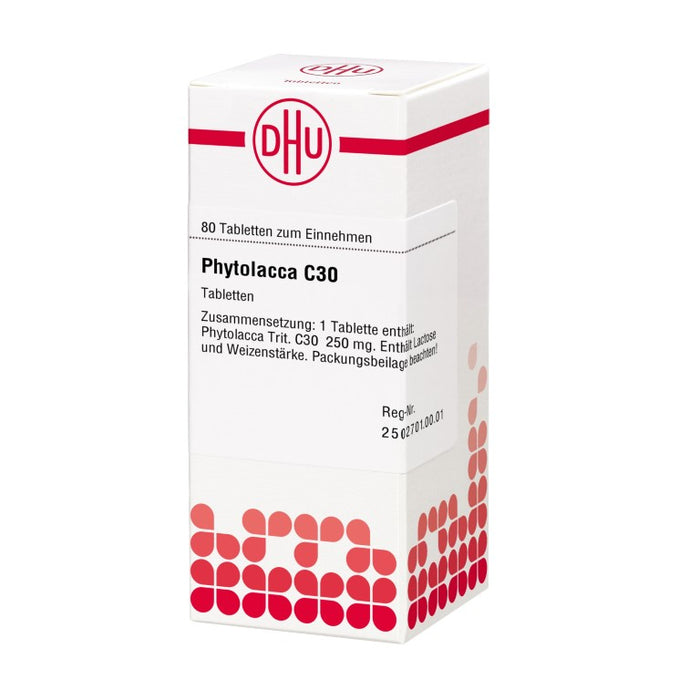 DHU Phytolacca C30 Tabletten, 80 St. Tabletten