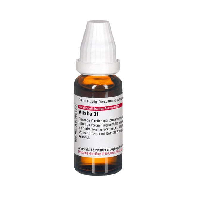 Alfalfa D1 DHU Dilution, 20 ml Lösung