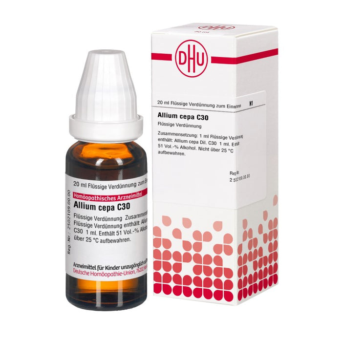 DHU Allium cepa C30 Dilution, 20 ml Lösung