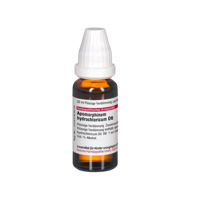 Apomorphinum hydrochloricum D6 DHU Dilution, 20 ml Lösung