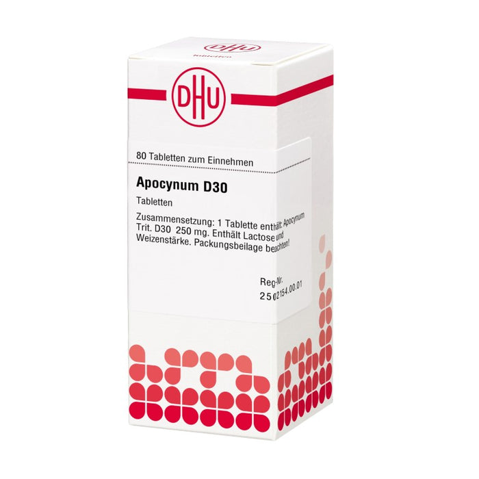 DHU Apocynum D30 Tabletten, 80 St. Tabletten