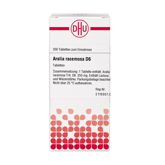 DHU Aralia racemosa D6 Tabletten, 200 St. Tabletten