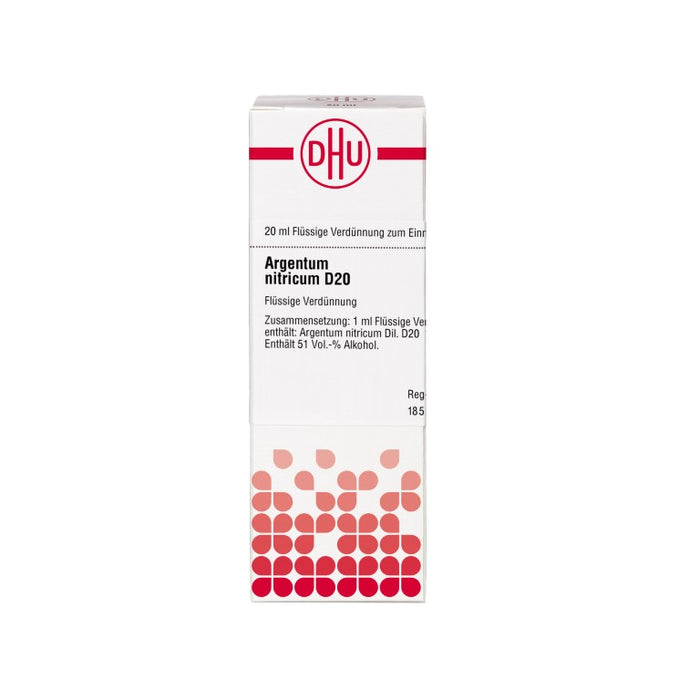 DHU Argentum nitricum D20 Dilution, 20 ml Lösung