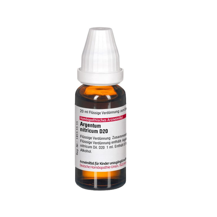 DHU Argentum nitricum D20 Dilution, 20 ml Lösung