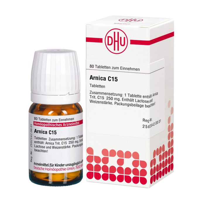 DHU Arnica C15 Tabletten, 80 pc Tablettes